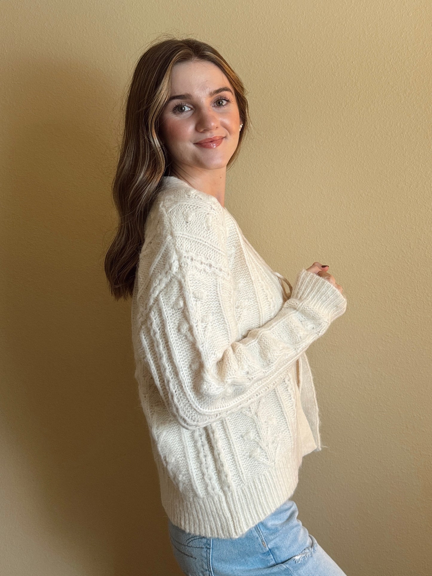 Snow Tie Cardigan